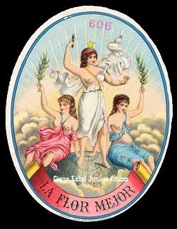 LF Mejor- cigar box label