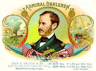 Ad Dahlgren cigar box label