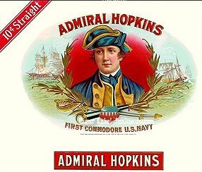 Ad. Hopkins cigar box label
