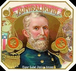 Ad Irwin cigar box label