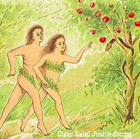 Adam & Eve cigar box label