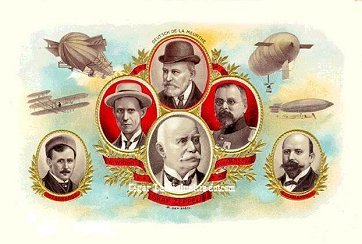 aviation cigar box label