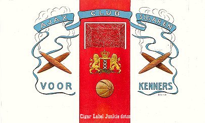 Ajax Club- cigar box label