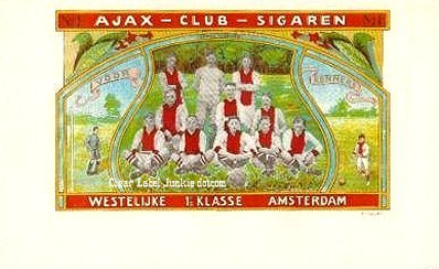 Ajax Club cigar box label