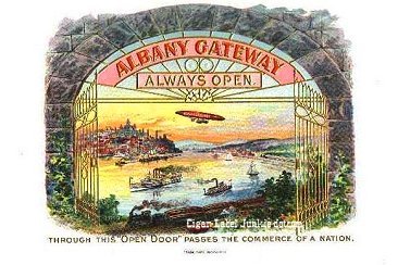Albany Gate cigar box label