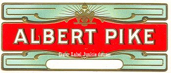 Albert Pike- cigar box label