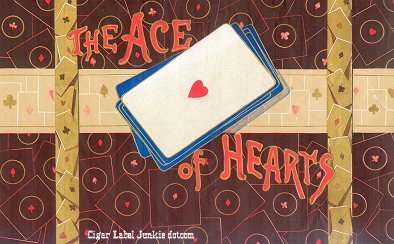 Ace of Hearts- cigar box label