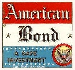 Am Bond cigar box label