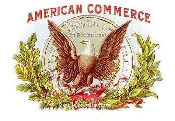 Am Commerce cigar box label