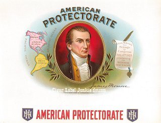 Am Protectorate inner cigar label