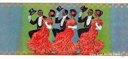 Americanos cigar label