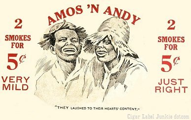 Amos n Andy cigar box label