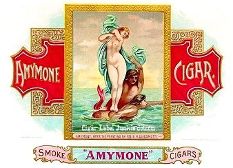 Amymone- cigar box label