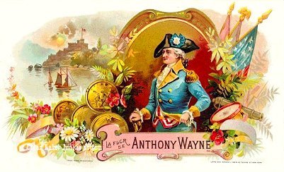 Anthony Wayne cigar box label