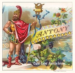 Antony- cigar box label
