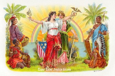 Arcos cigar box label