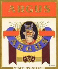 Argus- cigar box label