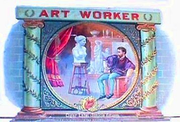 Art Worker cigar box label