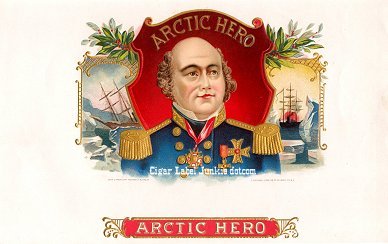 Artic Hero inner cigar label