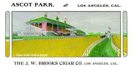Ascot Park-cigar box label