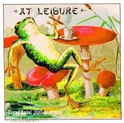 At Leisure- cigar box label