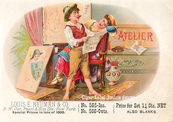 Atelier inner cigar label