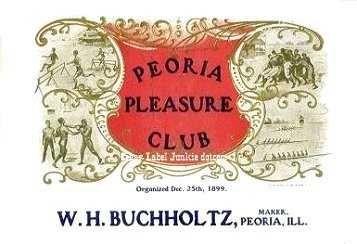 Peoria- cigar box label