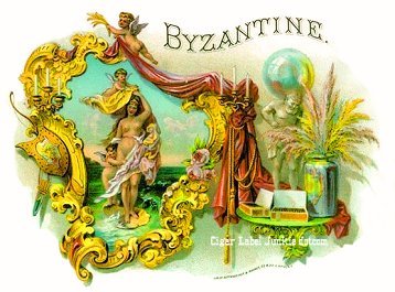 Byzantine- cigar box label