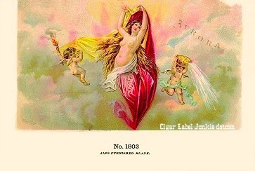 Aurora- cigar box label