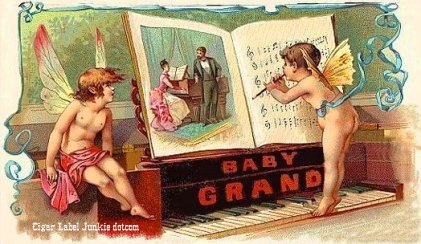 Baby Grand cigar box label