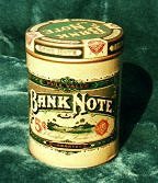 bank note tin1 cigar label art
