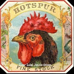 Hot Spur- cigar box label