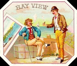 Bay View- cigar box label