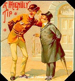 Friendly Tip- cigar box label