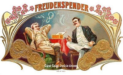 Freudenspender-cigar box label