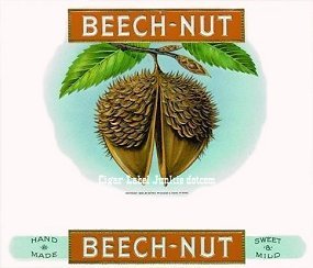 Beech Nut cigar box label