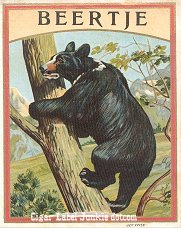 Beertje- cigar box label