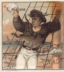 Before the Mast cigar label