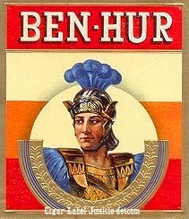 Ben Hur- cigar box label