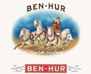 Ben Hur-cigar box label