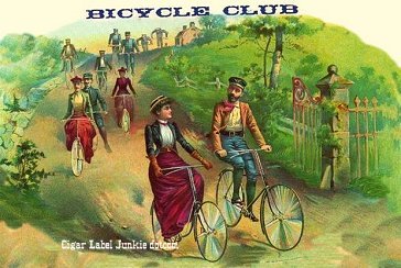 bicycle cigar box label