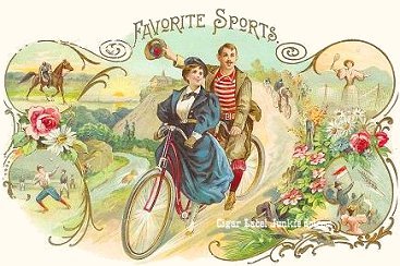 Fav Sports- cigar box label