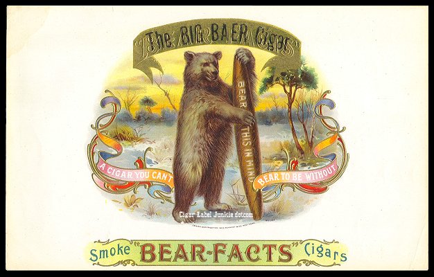 Big Baer Cigars-inner cigar label