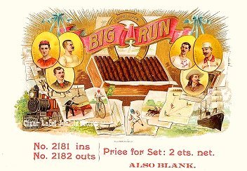 Big Run- cigar box label
