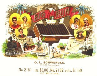 Big Run- cigar box label