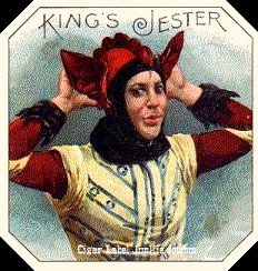 King Jester- cigar box label