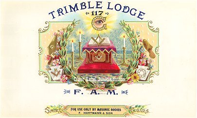 Tremble Lodge- cigar box label
