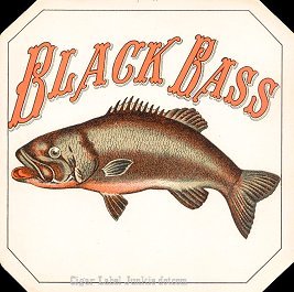 Black Bass out- cigar box label