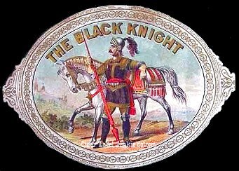 Black Knight- cigar box label