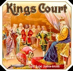Kings Court- cigar box label